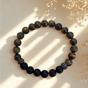 🔥 Guardian Strength Tiger’s Eye Bracelet — Blessed Vibe Strings